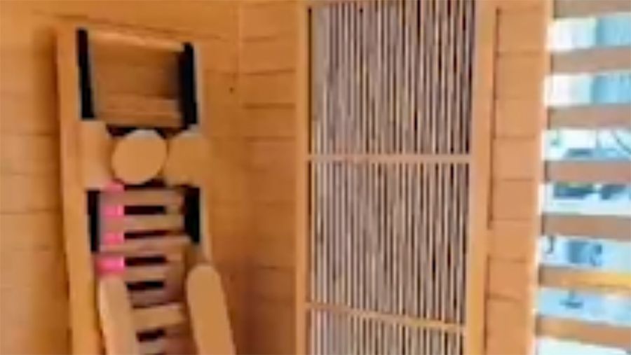 Sauna Corner Bench & Ergonomic Sauna Backrest