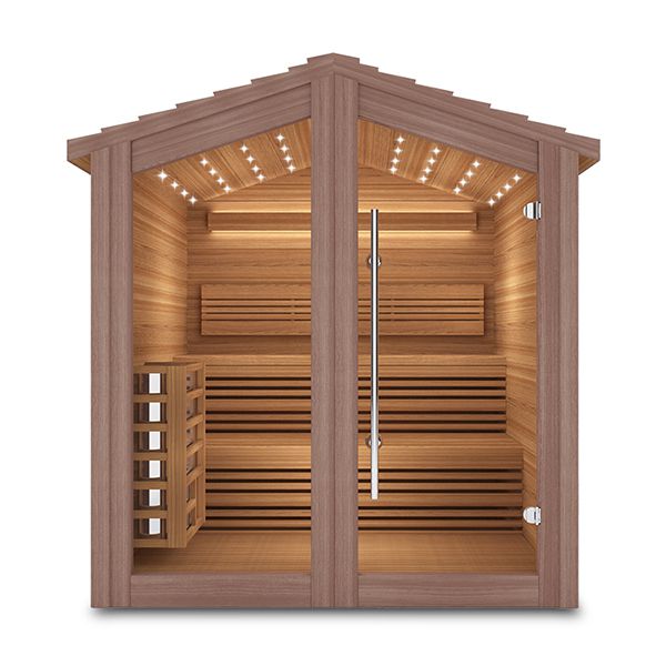 6-Person Traditional Outdoor Sauna, DX-7661